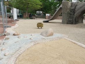 ZOO Halle - Bergterrassen - Spielfläche neu