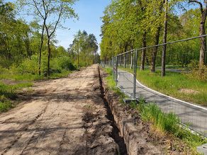 Vorbereitung Streifenfundament