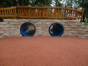 Fertigstellung Kunststoffbelag