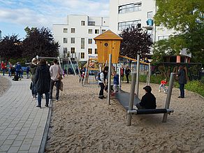 Eröffnung Lewaldplatz Spielbereich - Foto: Susanne Zimmermann