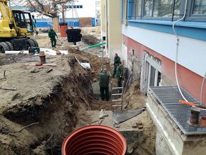 Entwässerungsarbeiten