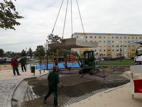 Bauvorhaben Mehrgenerationenspielplatz Rackwitz