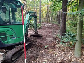 Freiräumen der Trasse Freiräumen der Trasse