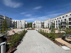Bau der Außenanlagen im Eichenring