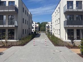 Bau der Außenanlagen im Eichenring