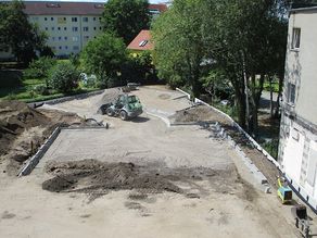 die ersten Konturen sind erkennbar