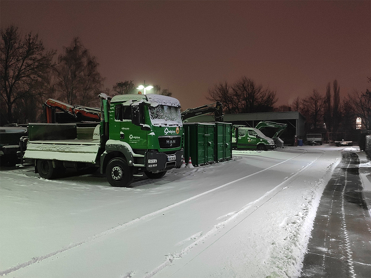 Winter bei der alpina NL Berlin