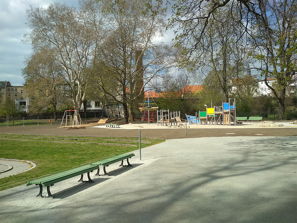 Spielplatz Plansche Weißensee