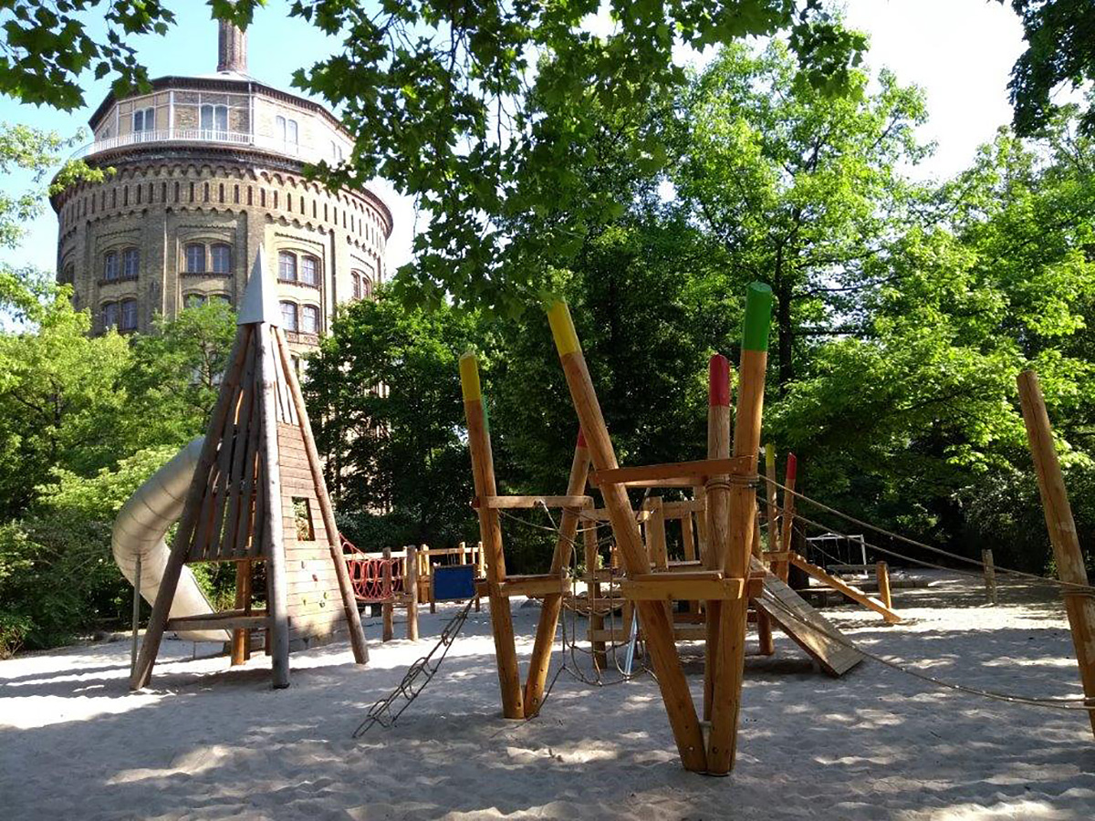 Aufwertung Spielplatz Wasserturmplatz in Berlin Prenzlauer Berg