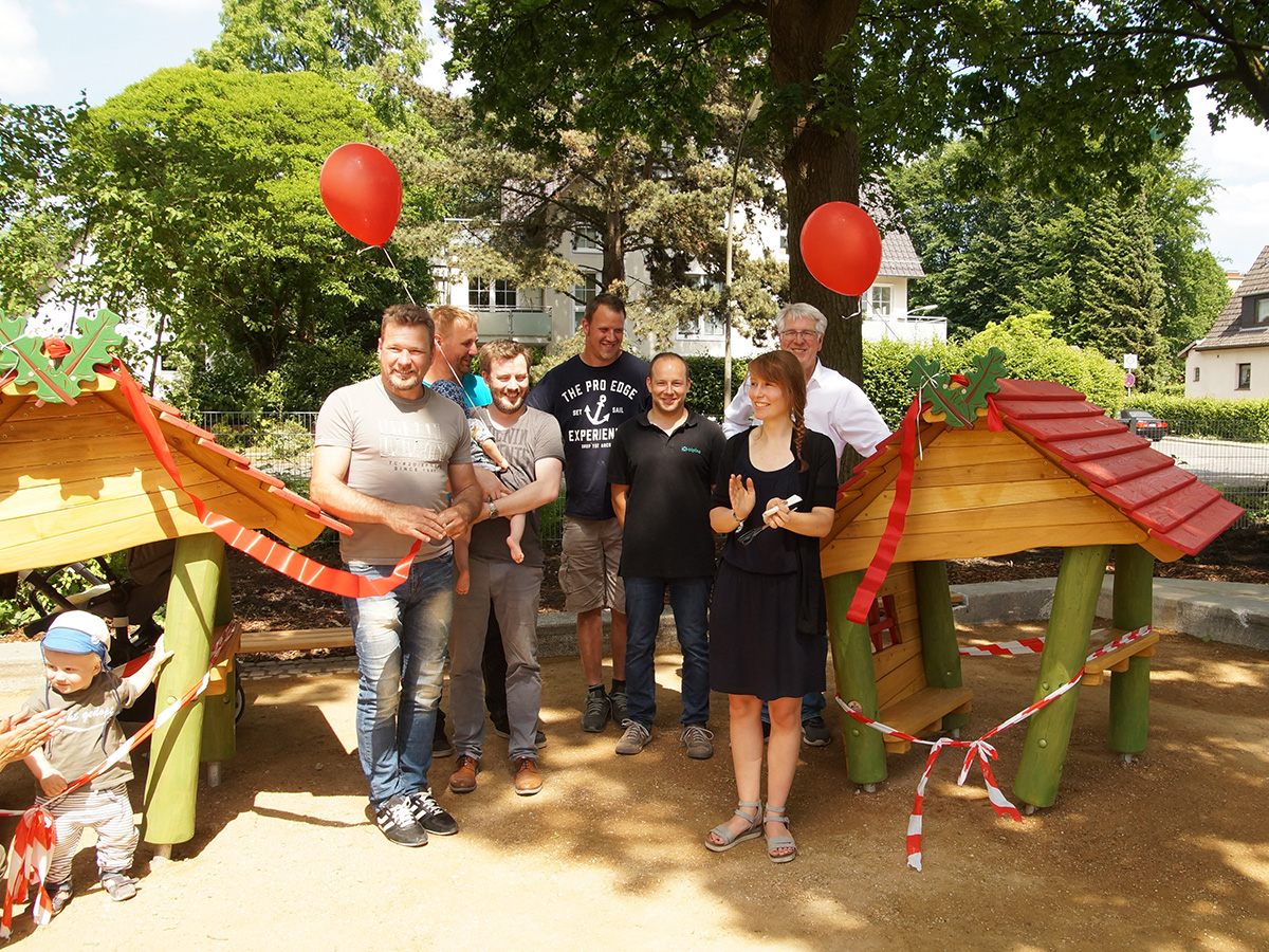 Eröffnung Kinderspielplatz am Niekampsweg